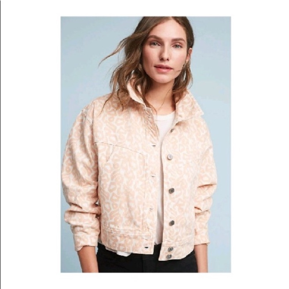 Pilcro and the Letterpress Jean Jacket Sz L